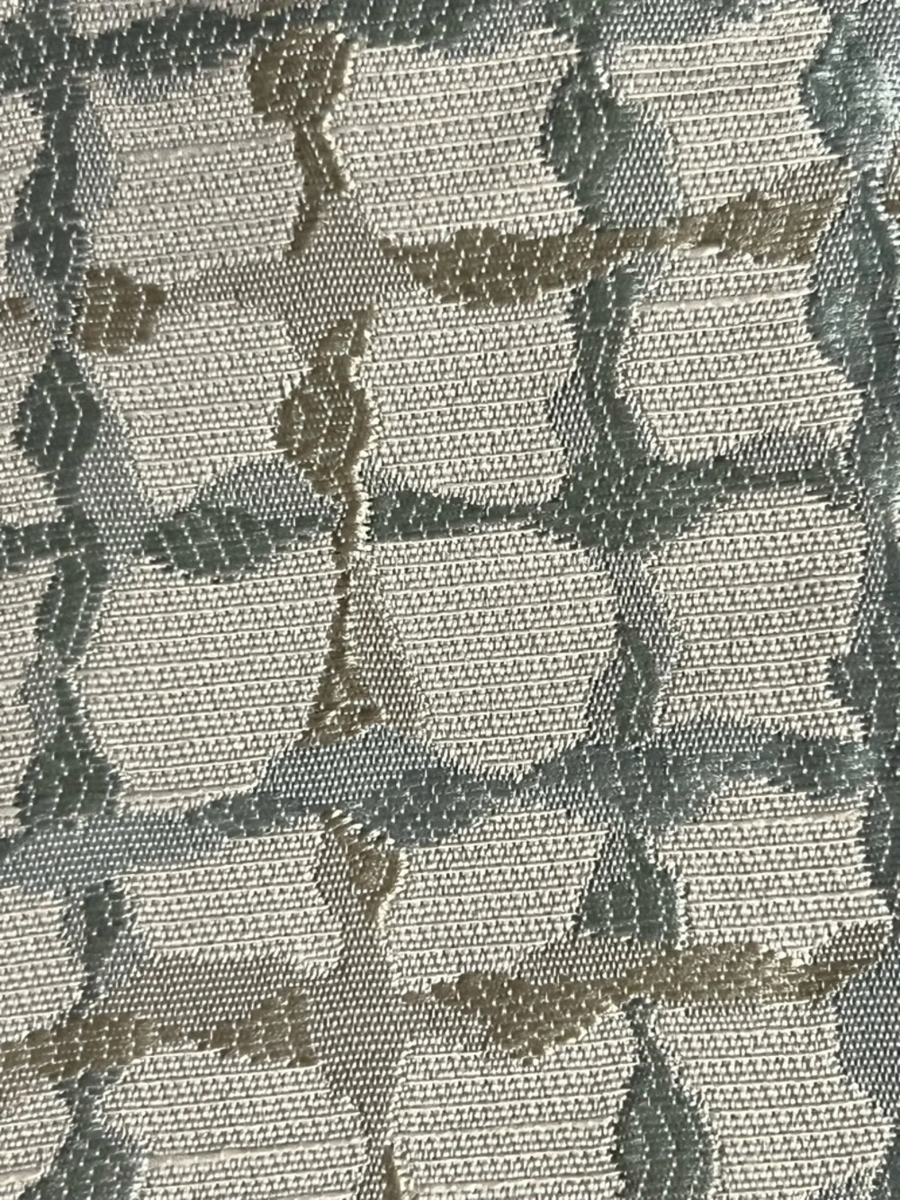 Allen + Roth Curtains 52 x 82 Light Blocking Coastal Blue Tan Heavyweight